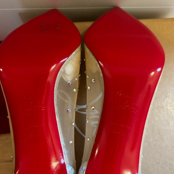 Christian Louboutin - Follies Strass 85 mm Pumps - Picture 2 of 7